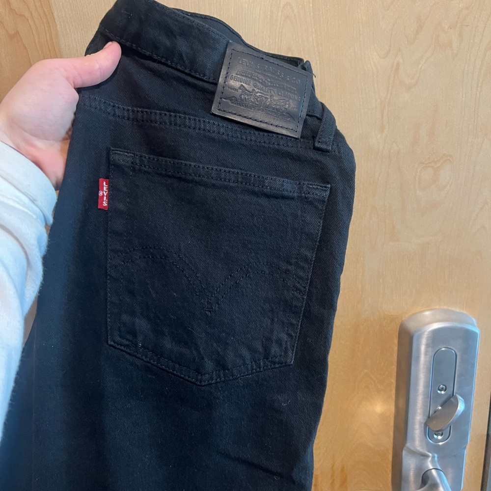 Levi's Women’s Black Jeans - Wedgie Straight